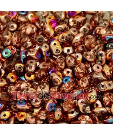 Superdúo 2,5x5mm Crystal Sliperit