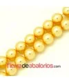 Perla Swarovski 6mm Crystal Gold