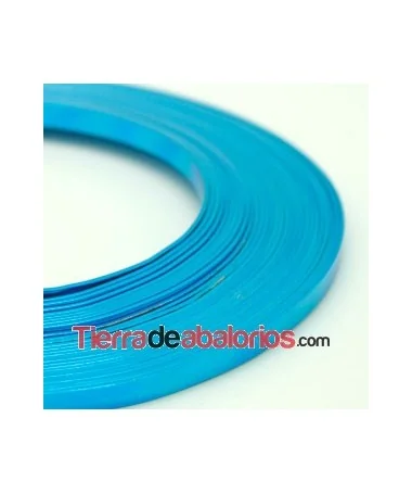 Aluminio Plano 5mm Turquesa