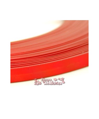 Aluminio Plano 5mm Rojo