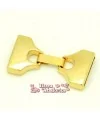 Cierre con Trabilla Agujero 20x3mm, Dorado