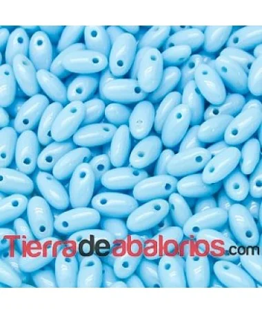 Rizo Bead 2,5x6mm Turquesa