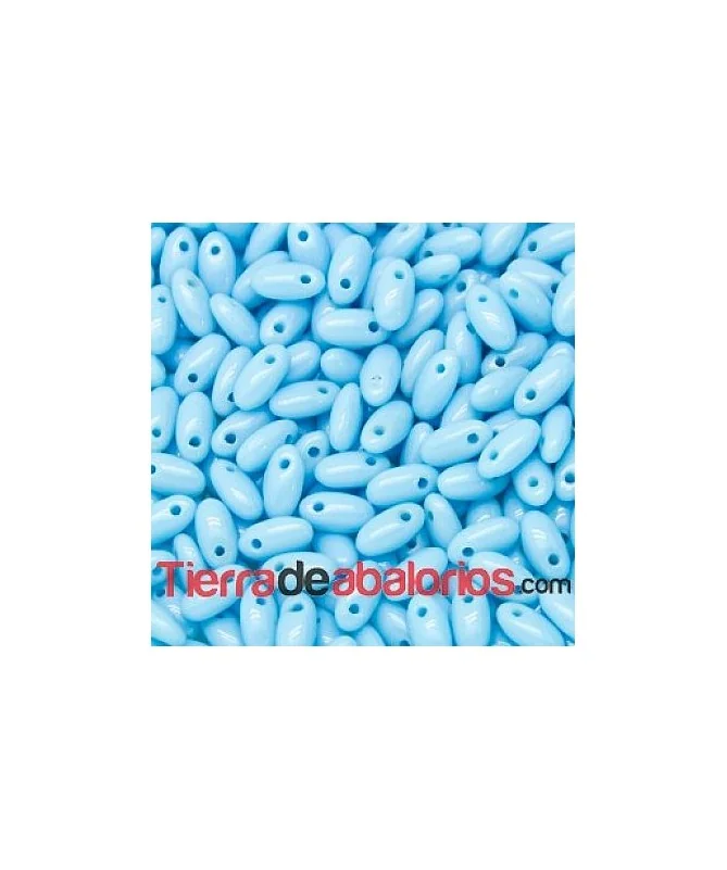 Rizo Bead 2,5x6mm Turquesa