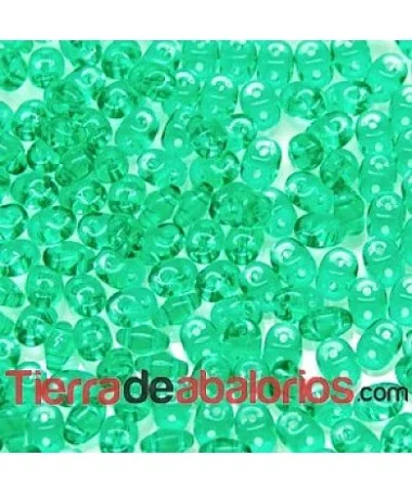 Superduo 2,5x5mm Esmeralda