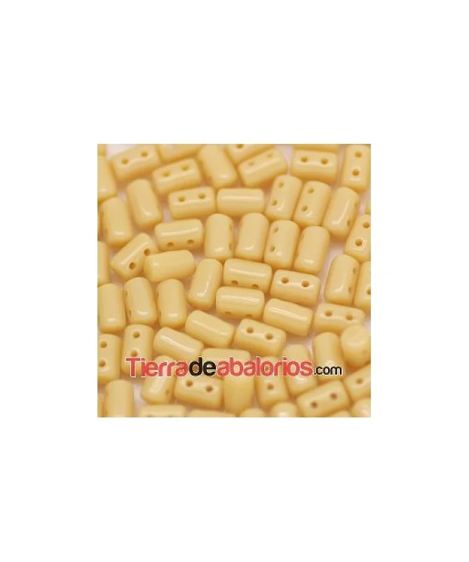 Rulla Bead 5x3mm Opaque Beige