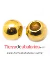 Bola 8mm Agujero 4mm, Dorada