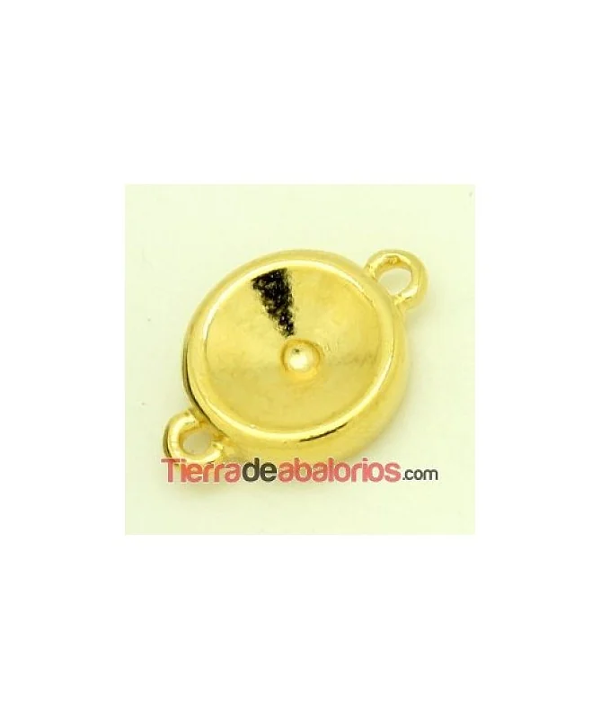 Conector para Rivoli de 12mm, 23x16mm, Dorado