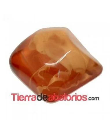Cabujón Resina Irregular 25x24mm Ambar Cabujón Resina Irregular 25x24mm Ambar