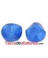 Resina Cabujón Redondo Irregular 10mm Azul