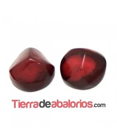 Resina Cabujón Redondo Irregular 10mm Vino Resina Cabujón Redondo Irregular 10mm Vino