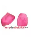Cabujón Resina Irregular 12x8mm, Rosa