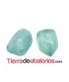 Cabujón Resina Irregular 12x8mm, Turquesa