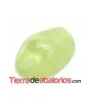 Cabujón Resina Oval Irregular 18x13mm, Verde Pistacho