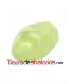 Cabujón Resina Oval Irregular 18x13mm, Verde Pistacho