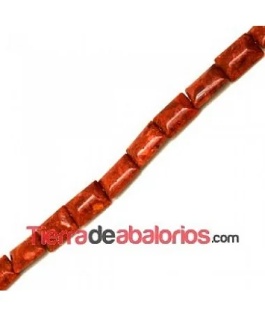Coral Manzana 18x13mm Agujero 0,8mm