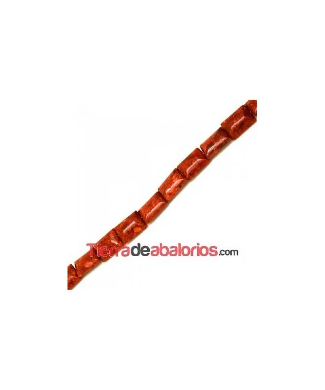 Coral Manzana 18x13mm Agujero 0,8mm
