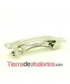 Pinza para Pelo 80mm, Plateado Nikelado Brillante