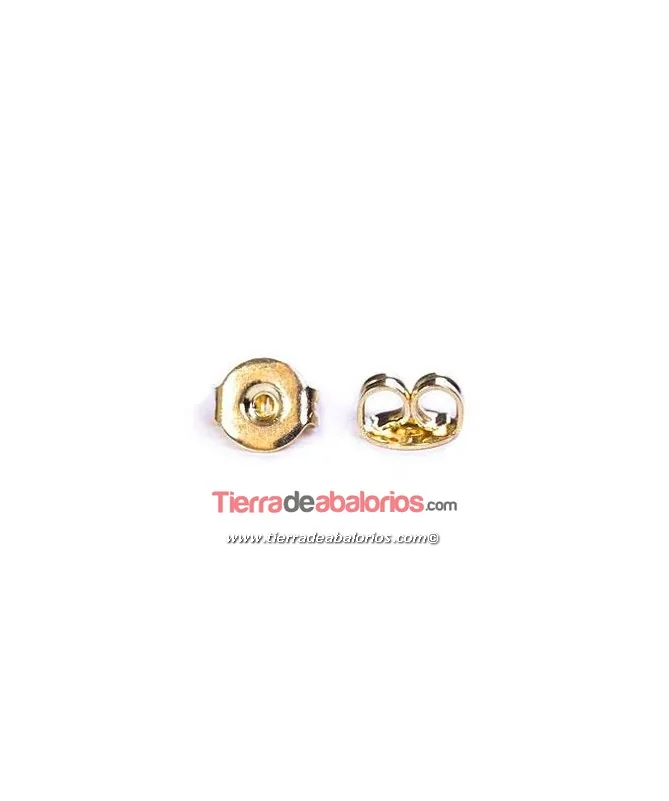 Presión para Pendiente 5mm, Dorada Presión para Pendiente 5mm, Dorada