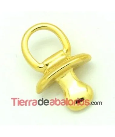 Colgante Chupete 29x20mm Dorado
