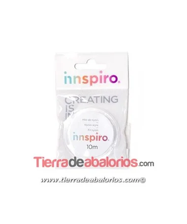 Hilo de Nylon Transparente de 0,5mm - Bobina 10mts