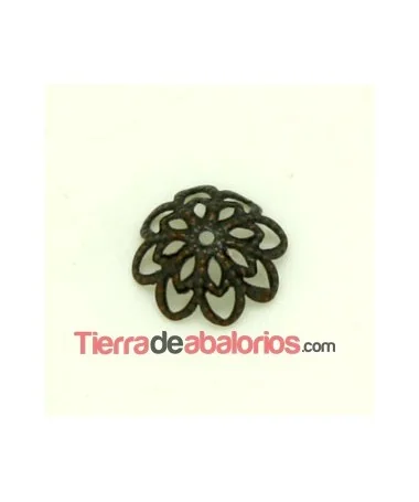 Casquilla Filigrana 11mm, Cobre Casquilla Filigrana 11mm, Cobre