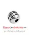 Cierre Bola con Imán de 12mm Agujero 5mm, Plateado