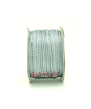 Hilo Poliester Trenzado 2,5mm Plata Hilo Poliester Trenzado 2,5mm Plata