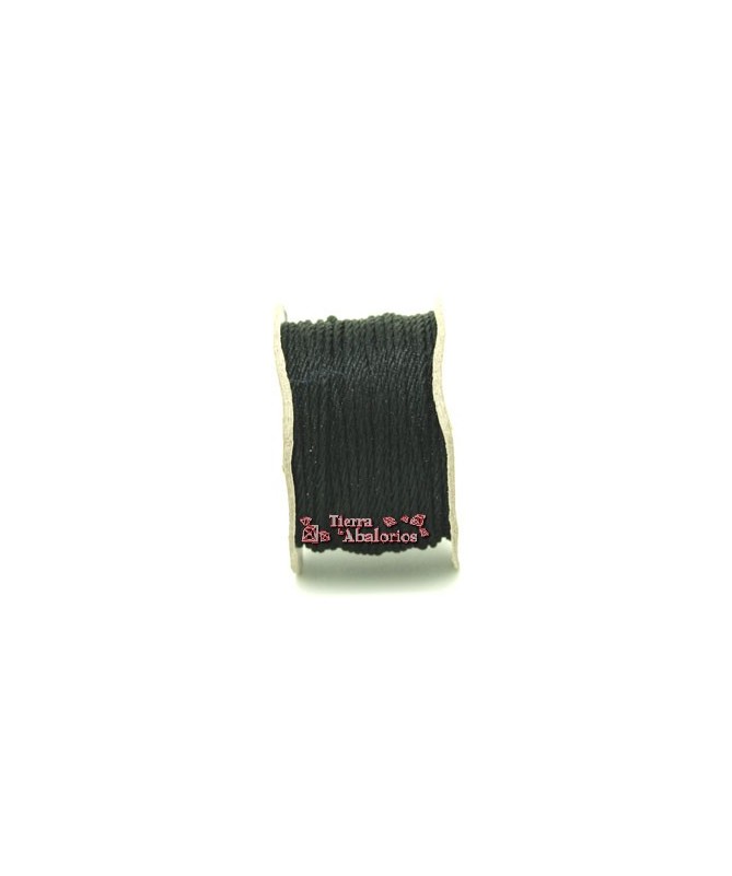 Hilo Poliester Trenzado 2,5mm, Negro