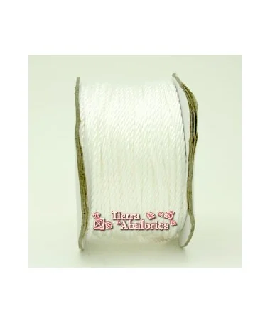 Hilo Poliester Trenzado 2,5mm, Blanco