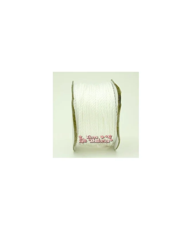 Hilo Poliester Trenzado 2,5mm, Blanco