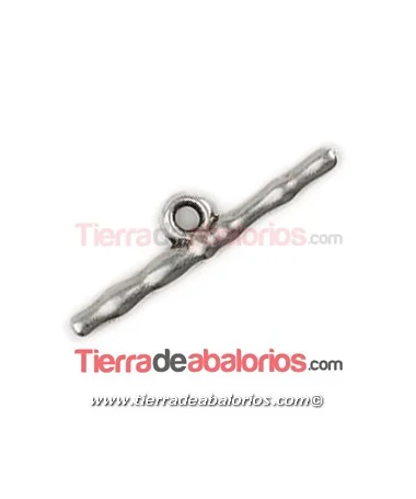 Palo para Cierre Irregular 40mm, Plateado