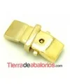 Cierre Hebilla 32x12mm Agujero 8x2mm Dorado