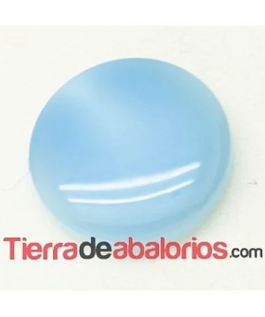 Cabujón Resina Redondo 13mm Celeste Cabujón Resina Redondo 13mm Celeste