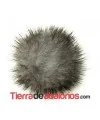 Pompon de Visón 40mm Gris