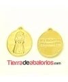 Medalla Niña Mi Primera Comunión 24x18mm, Dorada