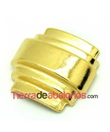 Base de Anillo Escalera 20x20mm, Dorada Base de Anillo Escalera 20x20mm, Dorada