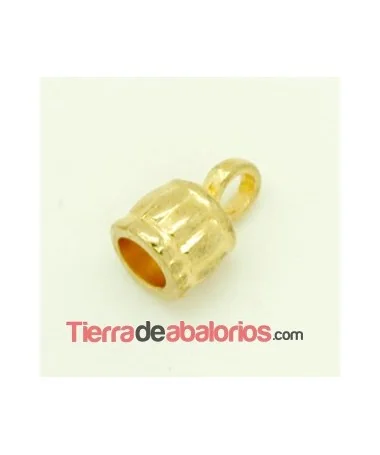 Terminal 15x10mm Agujero 6mm, Dorado Matizado Terminal 15x10mm Agujero 6mm, Dorado Matizado