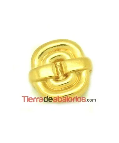 Base de Anillo Eslabones 23x23mm, Dorado Base de Anillo Eslabones 23x23mm, Dorado