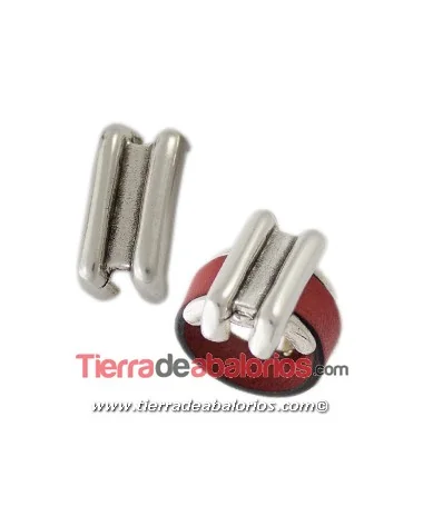 Base de Anillo Puente 26x13mm, Plateado Base de Anillo Puente 26x13mm, Plateado