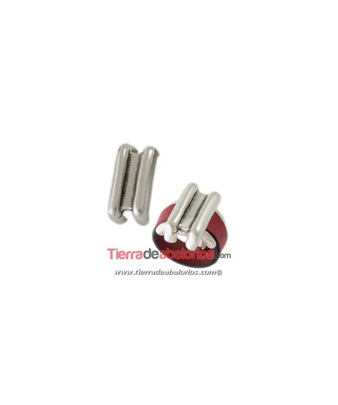 Base de Anillo Puente 26x13mm, Plateado