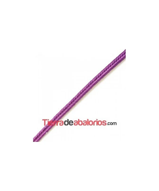 Cordón Soutache Rayon 3mm Morado