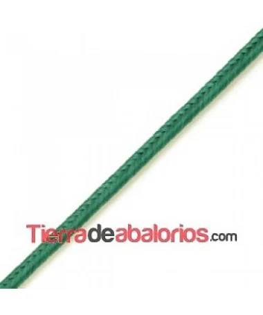 Cordón Soutache Rayon 3mm Verde Turmalina
