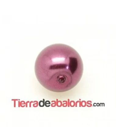 Perla de Cristal Checo 6mm Amatista
