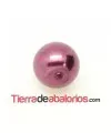 Perla de Cristal Checo 6mm Amatista