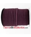 Cordón Trenzado de Rayón 9mm Morado