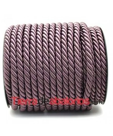 Cordón Pasamanería de Rayón 9mm Marrón Chocolate Cordón Pasamanería de Rayón 9mm Marrón Chocolate