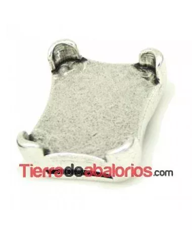 Entrepieza Terminal 28x26mm Agujero 15x2mm para Cabujón