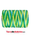 Hilo Trenzado de Nylon 1,5mm - Multicolor Brasil Degradee