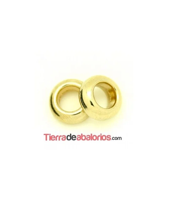 Aro 7x3mm, Agujero 3,8mm, Dorada