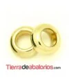 Aro 7x3mm, Agujero 3,8mm, Dorada